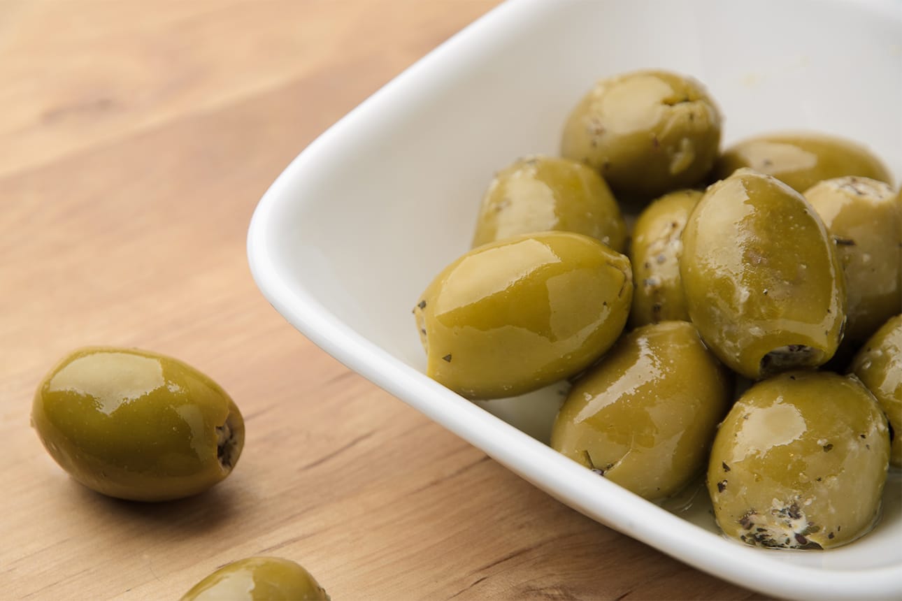 Recipe Marinated Olives with Feta