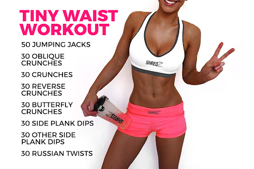 Slim waist workout to get a thin waist